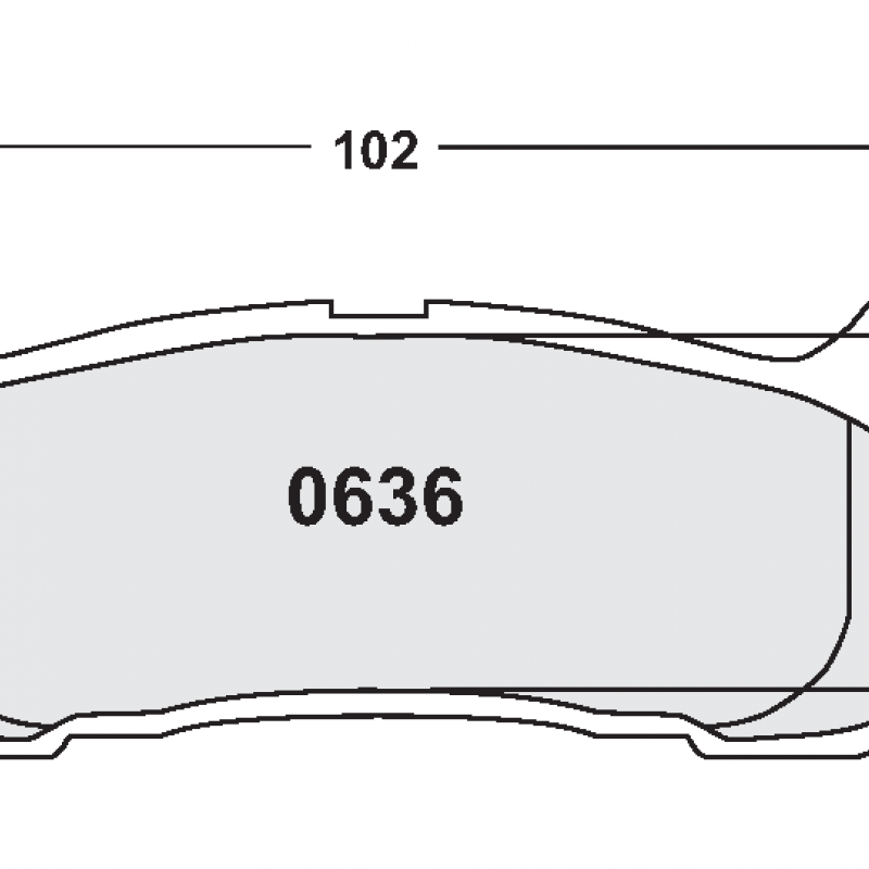 Sprint / medium distance compound with smooth bite. Race brake pads - Mazda MX5 1994-05 NA / NB
Rear brake pad